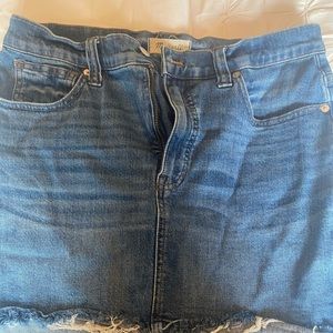 EUC Madewell Jean Skirt